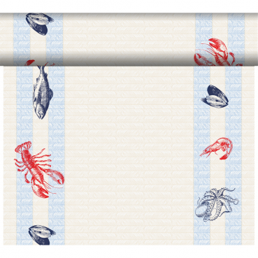 24 Meter Rolle Duni Bio Dunicel® Tischläufer Sea Delights