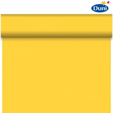 24 Meter Rolle Duni Dunicel Tischläufer, Tête-à-Tête in Gelb, 40 cm Breite