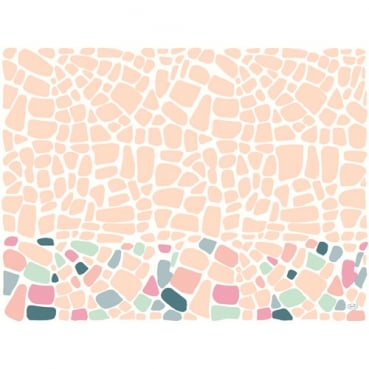 Bio Dunicel® Tischsets Ocean Pebbles, 30 x 40 cm