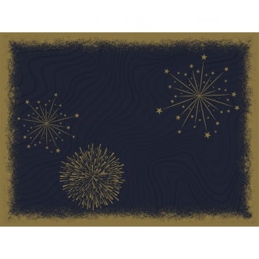 Duni Bio Dunicel® Tischsets Sparkly Black, 30 x 40 cm