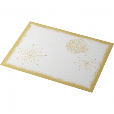 Duni Bio Dunicel® Tischsets Sparkly White, 30 x 40 cm.