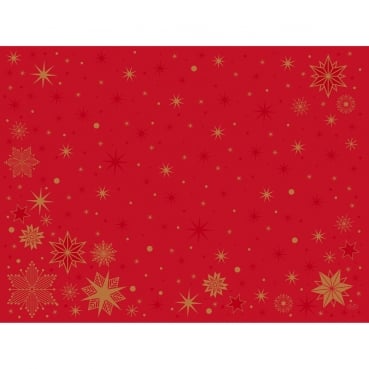 Duni Bio Dunicel® Tischsets Stargazing Red, 30 x 40 cm