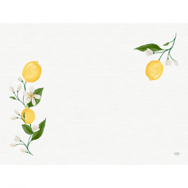Duni Papier Tischsets Lemon Fiesta, 30 x 40 cm