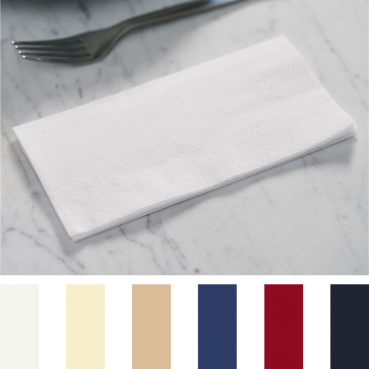 Duni Zelltuch Servietten in 6 Farben, 2-lagig, ⅛ Buchfalz, 40 cm