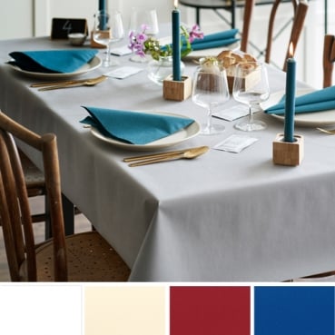 3 Duni Dunicel Tischdecken, in 4 Farben, 118 x 160 cm