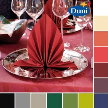 45er Pack Duni Premiumservietten Dunilin, 40 x 40 cm in 13 Farben