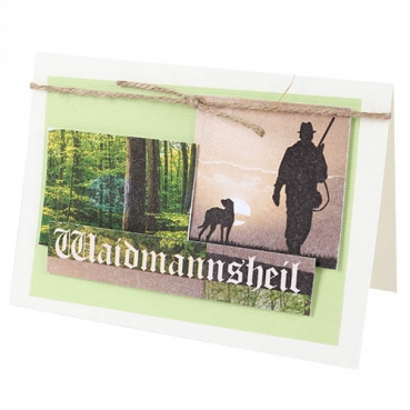 Einladungskarte Jagd -Waidmannsheil-