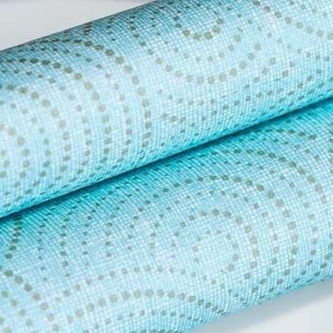 50er Pack Tafeldeko Premium Faltservietten Circulus in Türkis, 40 x 40 cm Nahaufnahme Tafeldeko Premium Faltservietten in Borde50er Pack Tafeldeko Premium Faltservietten Circulus in Türkis, 40 x 40 cmaux, 40 x 40 cm.