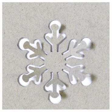 Fliegender Stanzer 3D Pop-Up Schneeflocke, 34 mm, für Kartengestaltung, Basteln.