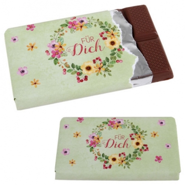 Gastgeschenk Schokolade -Für Dich-