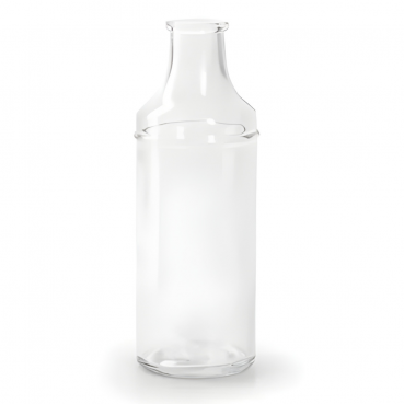 Glas Flaschen Väschen Linea, klar, 19 cm