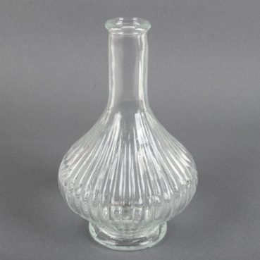 Glas Flaschen Vase Sofiya, Vintage, 20 cm