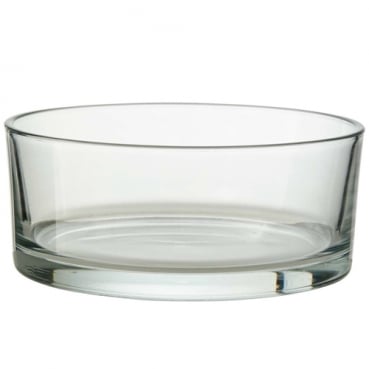 Glasschale, rund, klar, 19 cm