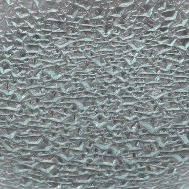 Glas Kerzenteller rund mit Struktur, 98 mm Nahaufnahme von dem Glas Kerzenteller rund mit Struktur, 98 mm.