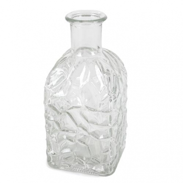 Glasväschen eckig Mosaik, 13,5 cm
