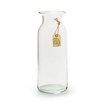 Glas Vase ECO, schmal, 24,5 cm