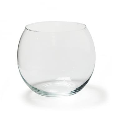 Glas Vase Kugel, 2. Wahl, Größe M, 20 cm
