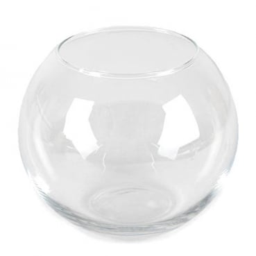 Glas Vase Kugel, Größe M, 19 cm