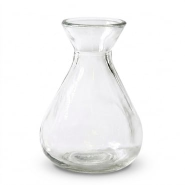 Glas Väschen, abgerundet, 10 cm