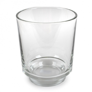 Glas Windlicht, Vase Leo, klar, 16 cm
