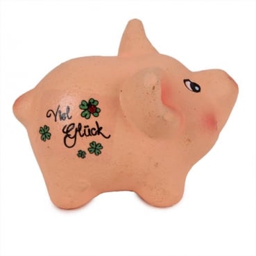 Silvester Glückbringer, Glücksschweinchen -Viel Glück-, 60 mm