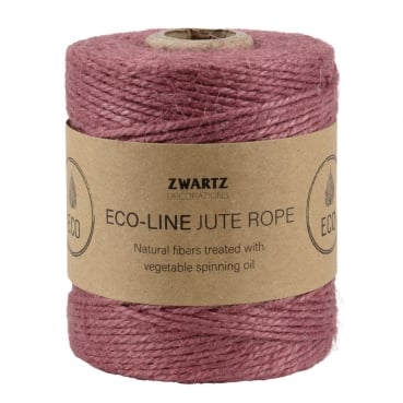 150 Meter Sizo®Jute Schnur in Altrosa, 3 mm 150 Meter Sizo®Jute Schnur in Rosa, 3 mm.
