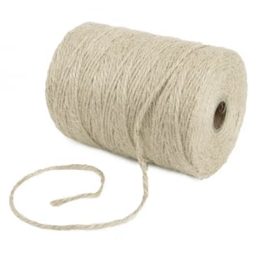 150 Meter Sizo®Jute Schnur in Wollweiß, 3 mm