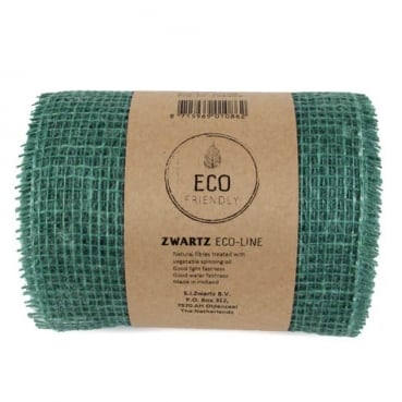 10 Meter Jute Tischband, grobmaschig in Eukalyptus, 15 cm 10 Meter Jute Tischband, grobmaschig in Petrol, 15 cm.