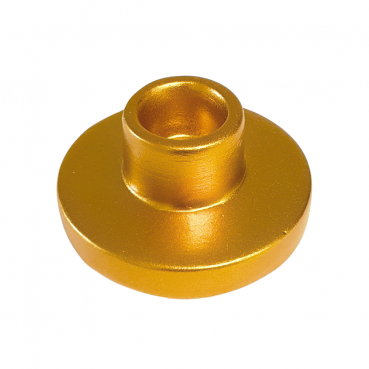 Tisch Kerzenständer in Gold, 70 x 35 mm, für kurze Stabkerzen, Tannenbaumkerze