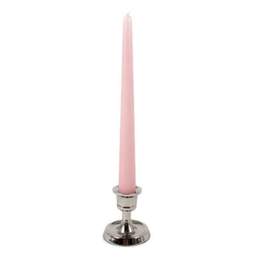 Tisch Kerzenständer für Stabkerzen in Silber, rund, 67 mm Tisch Kerzenständer für Stabkerzen in Silber, rund, 67 mm mit Stabkerze.