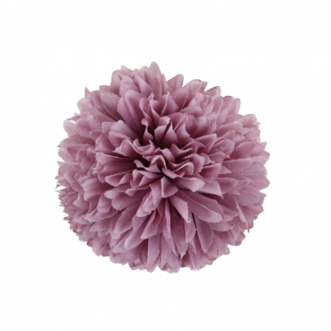 4er Set Kunstblume Dahlienkopf in Hellpflaume, 85 mm.