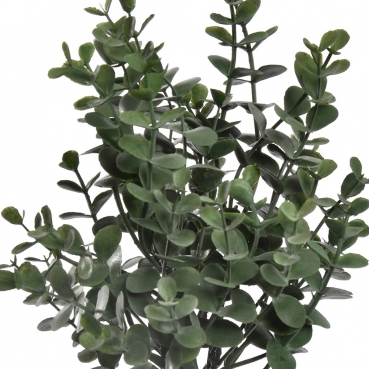 Kunstblume Eukalyptus Bündel, 25 cm, Nahaufnahme.