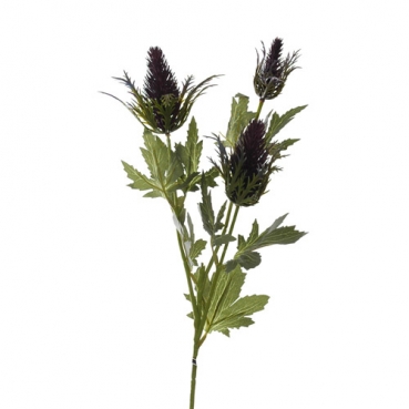 Kunstblume Sea Holly in Lila, 66 cm