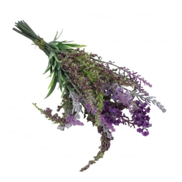 Kunstblume Deko Lavendel Mix Bündel, 18 cm