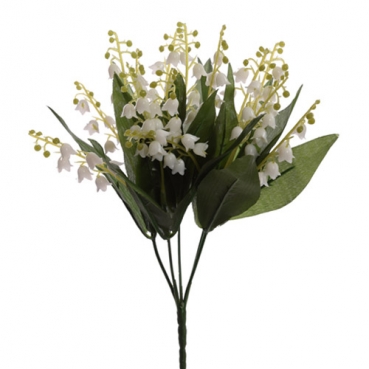 Kunstblume Maiglöckchen Strauss, 29 cm