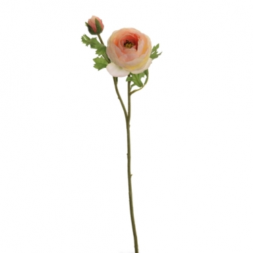Kunstblume Ranunkel in Apricot, 56 cm
