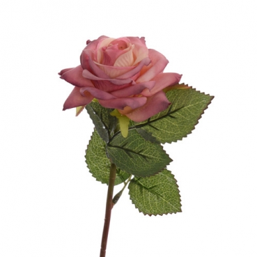 Kunstblume Rose in Mauve, 37 cm