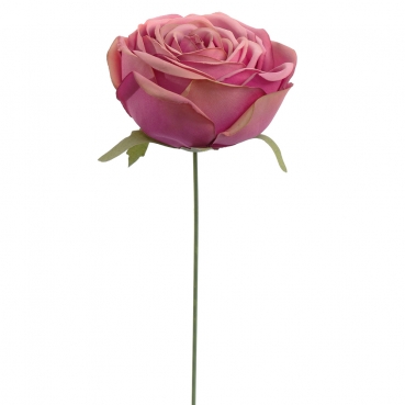 Kunstblume Rosenkopf am Draht in Mauve, zum Stecken, ca. 75 mm Kunstblume Rosenkopf am Draht in Mauve, zum Stecken, ca. 75 mm.
