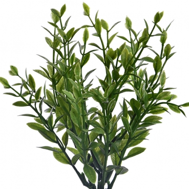 Kunstblume Teeblatt Strauch Bund, 27 cm Kunstblume Teeblatt Strauch Bund, 27 cm.