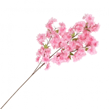 Große Kunstblume Kirschblütenzweig in Rosa, 100 cm
