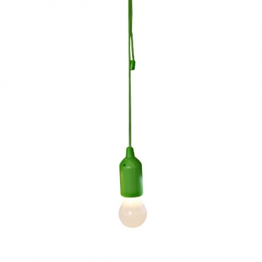 LED Birne Pull-Me zum Aufhängen, für Innenräume, in Grün, 14 cm