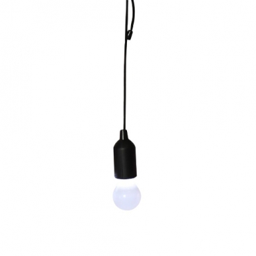 LED Birne Pull-Me zum Aufhängen, für Innenräume, in Schwarz, 14 cm