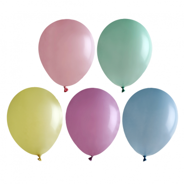 10 Luftballons in Pastellfarben, 30 cm Durchmesser