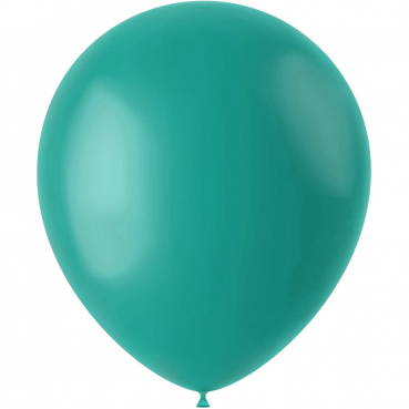 10 Luftballons in Aqua, 33 cm Durchmesser
