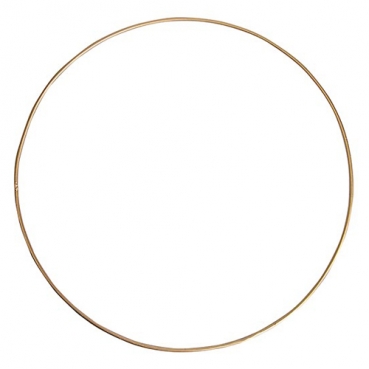 Metall Ring, Größe L zum Verzieren in Gold, 35 cm