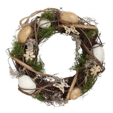 Deko Osterkranz zum Aufhängen, 24 cm