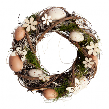 Deko Osterkranz zum Aufhängen, 24 cm