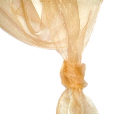 Organza Dekostoffe 1,45 x 3,00 Meter in Gold