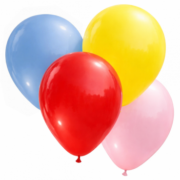 15 Luftballons bunt gemischt, 23 cm Durchmesser