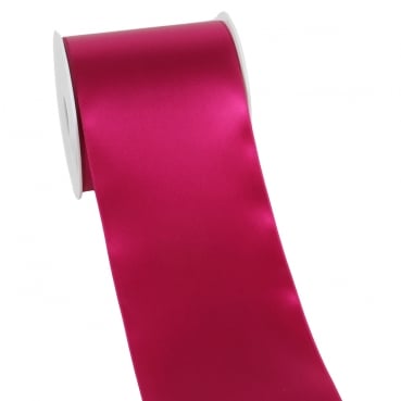 25 Meter Satin Tischband in Pink, 10 cm